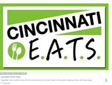 Tablet Screenshot of cincinnatieats.blogspot.com