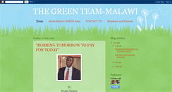 Desktop Screenshot of malawigreenteam.blogspot.com