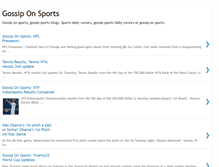 Tablet Screenshot of gossiponsports.blogspot.com