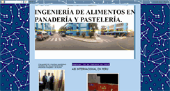Desktop Screenshot of ingenieriadealimentosenpasteleria.blogspot.com