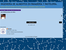 Tablet Screenshot of ingenieriadealimentosenpasteleria.blogspot.com