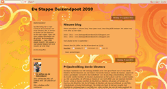 Desktop Screenshot of destappeduizendpoot2010.blogspot.com