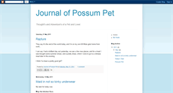 Desktop Screenshot of possumpet.blogspot.com