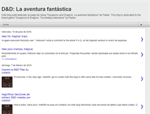 Tablet Screenshot of danddgame.blogspot.com