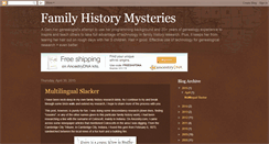 Desktop Screenshot of familyhistoryresource.blogspot.com