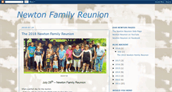 Desktop Screenshot of newtonfamilyreunion.blogspot.com