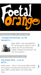 Mobile Screenshot of foetalorange.blogspot.com