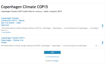 Tablet Screenshot of copenhagen-climate-cop15.blogspot.com