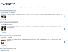 Tablet Screenshot of beachnotes.blogspot.com