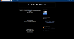 Desktop Screenshot of caminoalbarrio2.blogspot.com