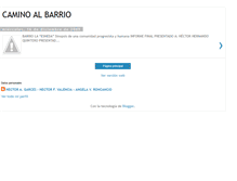 Tablet Screenshot of caminoalbarrio2.blogspot.com