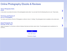 Tablet Screenshot of photography-ebooks.blogspot.com