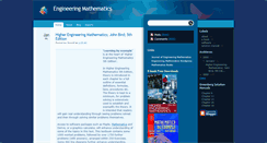 Desktop Screenshot of engineering-mathematics.blogspot.com