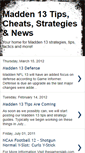 Mobile Screenshot of madden-tips.blogspot.com