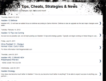 Tablet Screenshot of madden-tips.blogspot.com