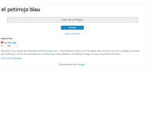 Tablet Screenshot of elpetirrojo-blau.blogspot.com