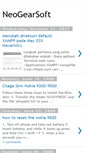 Mobile Screenshot of neogearsoft.blogspot.com