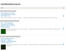 Tablet Screenshot of clarkbrothersranch.blogspot.com