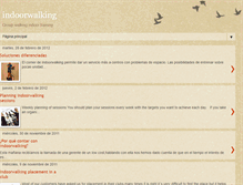 Tablet Screenshot of indoorwalking.blogspot.com