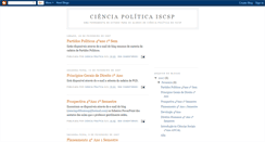 Desktop Screenshot of cienciapoliticaiscsp.blogspot.com