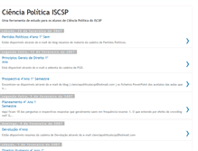 Tablet Screenshot of cienciapoliticaiscsp.blogspot.com