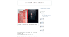 Desktop Screenshot of annikaunterburg.blogspot.com