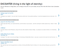 Tablet Screenshot of encounterrevivalministries.blogspot.com