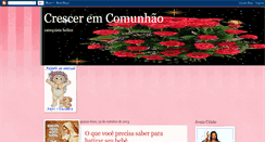Desktop Screenshot of cresceremcomunhao.blogspot.com