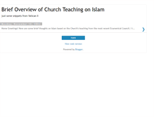 Tablet Screenshot of liberalcatholiconislam.blogspot.com