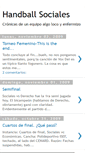 Mobile Screenshot of handball-sociales.blogspot.com