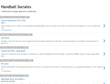 Tablet Screenshot of handball-sociales.blogspot.com