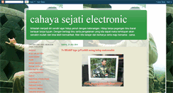 Desktop Screenshot of cahayasejatielectronic.blogspot.com