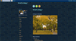 Desktop Screenshot of kristvu.blogspot.com