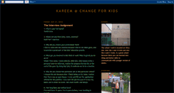 Desktop Screenshot of kareematchangeforkids.blogspot.com