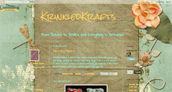 Desktop Screenshot of krinkledkrafts.blogspot.com