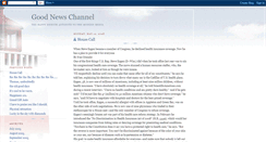 Desktop Screenshot of goodnewschannel.blogspot.com