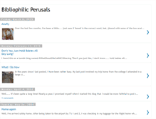 Tablet Screenshot of bibliophilicperusals.blogspot.com