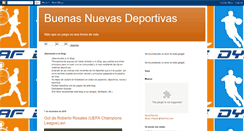 Desktop Screenshot of buenasnuevasdeportes.blogspot.com
