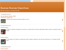 Tablet Screenshot of buenasnuevasdeportes.blogspot.com