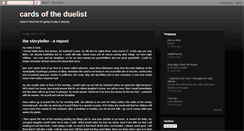 Desktop Screenshot of cardsoftheduelist.blogspot.com