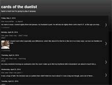 Tablet Screenshot of cardsoftheduelist.blogspot.com