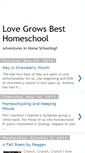 Mobile Screenshot of lovegrowsbesthomeschool.blogspot.com