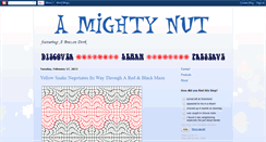 Desktop Screenshot of amightynut.blogspot.com