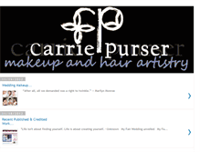 Tablet Screenshot of carriepursermakeupandhairartistry.blogspot.com