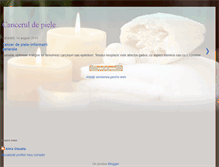 Tablet Screenshot of cancerpiele.blogspot.com