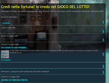 Tablet Screenshot of ilmiogiocodellotto.blogspot.com