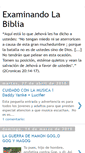 Mobile Screenshot of examinandolabiblia.blogspot.com