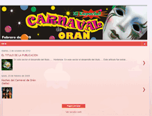 Tablet Screenshot of carnavaldeoran.blogspot.com