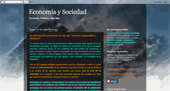 Desktop Screenshot of deconomiaysociedad.blogspot.com