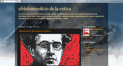 Desktop Screenshot of elviolentooficio.blogspot.com